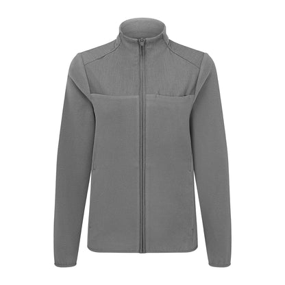 Dynamo Grey - Front - Onna Womens-Ladies Panelled Fleece Jacket
