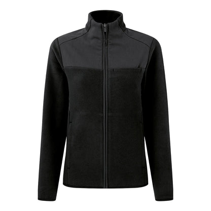Black - Front - Onna Womens-Ladies Panelled Fleece Jacket