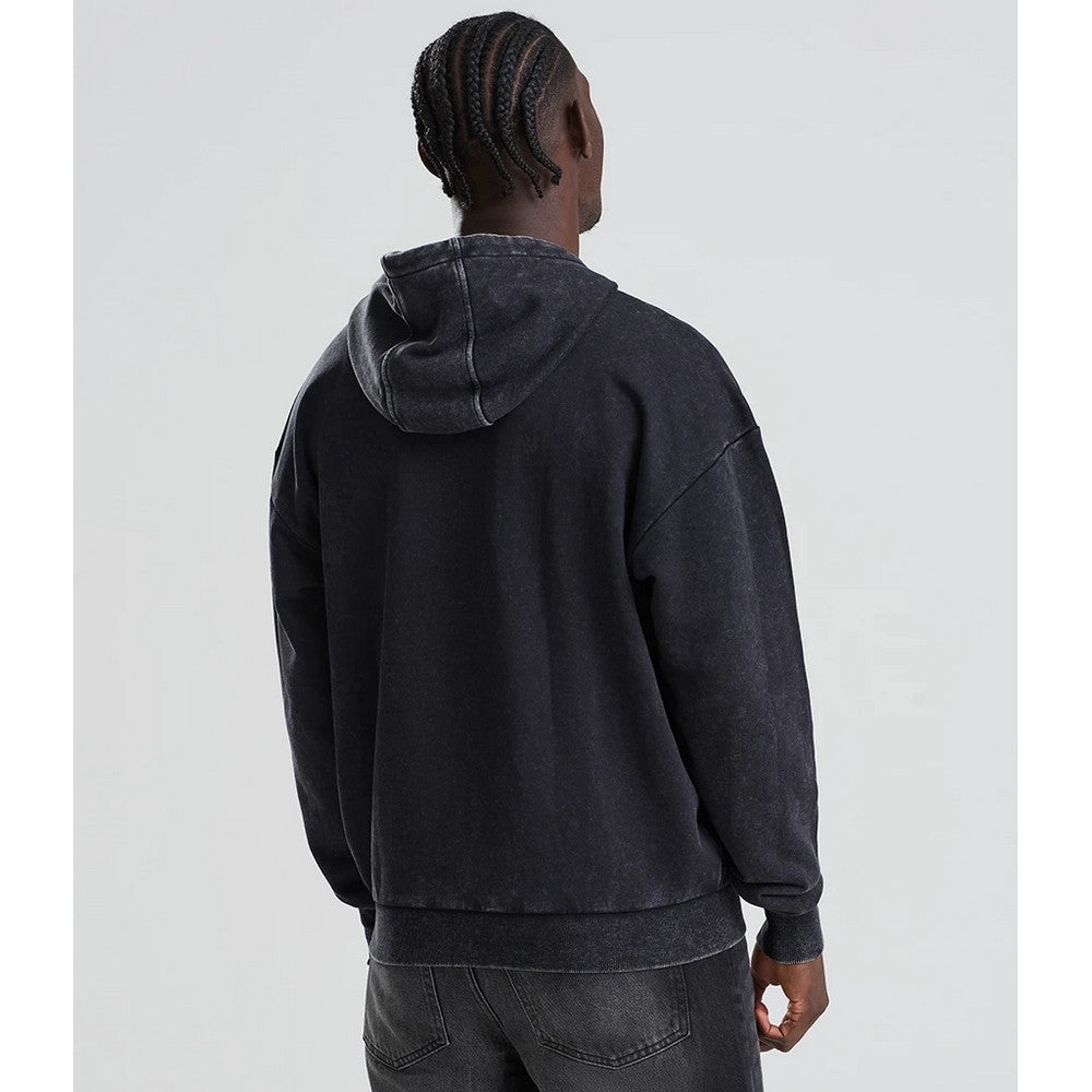 Washed Black - Pack Shot - AWD Unisex Adult Vintage Wash Hoodie