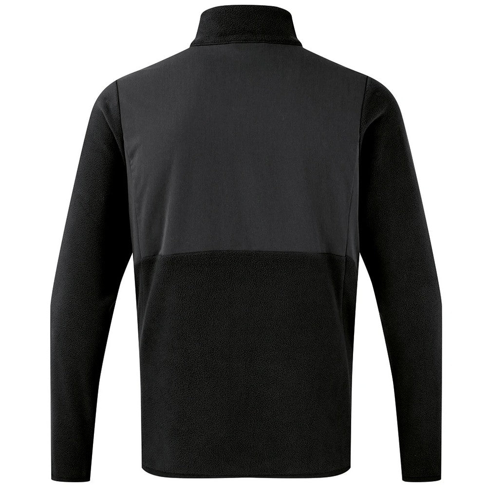 Black - Back - Onna Mens Panelled Fleece Jacket