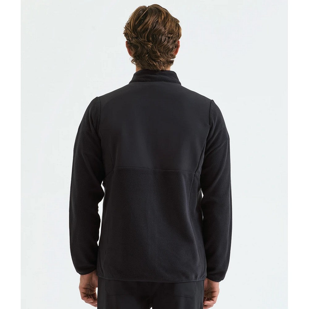 Black - Pack Shot - Onna Mens Panelled Fleece Jacket