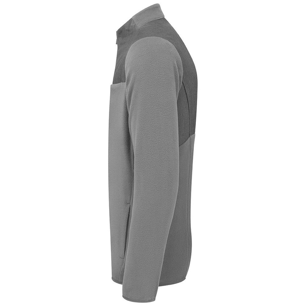 Dynamo Grey - Side - Onna Mens Panelled Fleece Jacket
