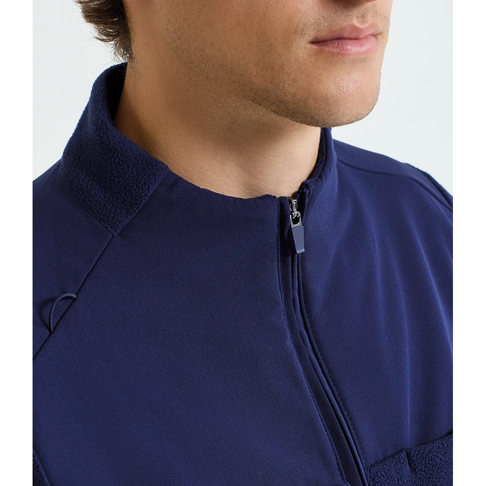 Navy - Lifestyle - Onna Mens Panelled Fleece Jacket