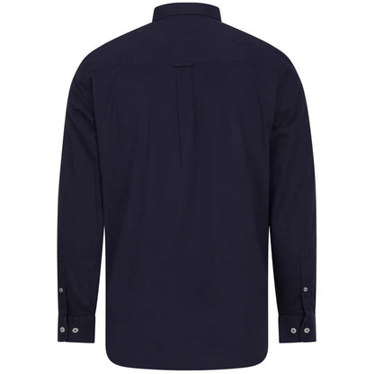 Washed Navy - Back - Front Row Mens Regular Long-Sleeved Shirt