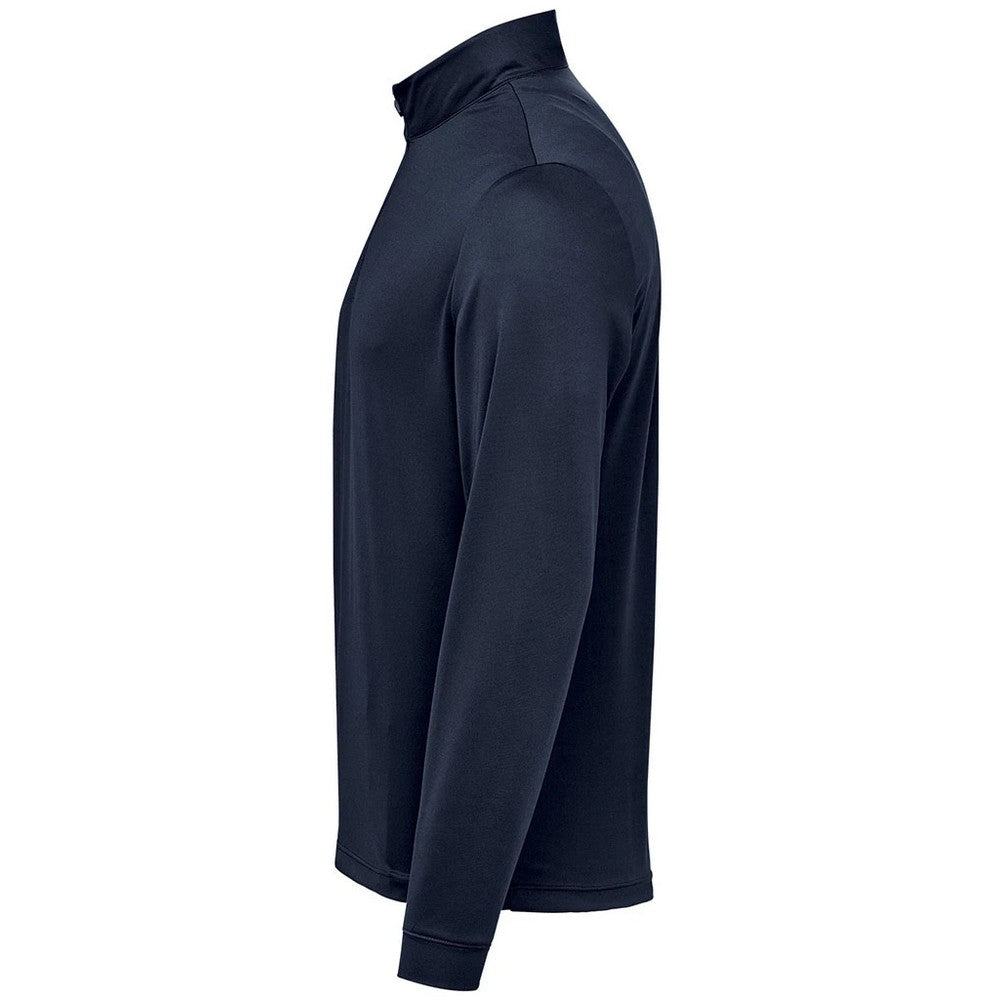 Navy - Side - Stormtech Mens Monterey Quarter Zip Jumper