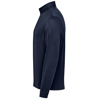 Navy - Side - Stormtech Mens Monterey Quarter Zip Jumper