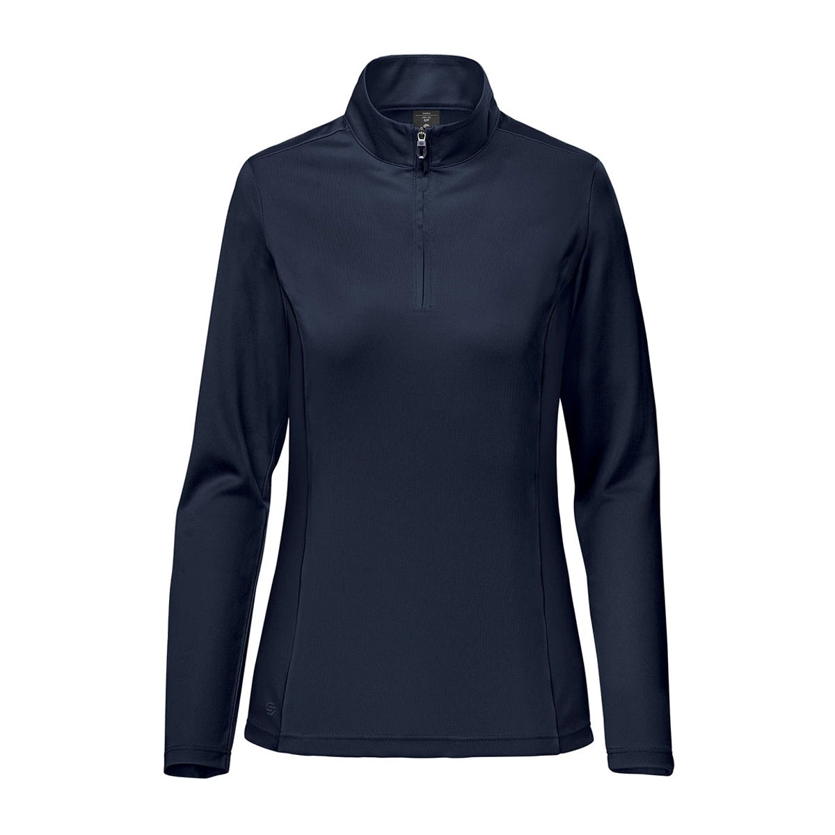 Navy - Front - Stormtech Womens-Ladies Monterey Quarter Zip Jumper