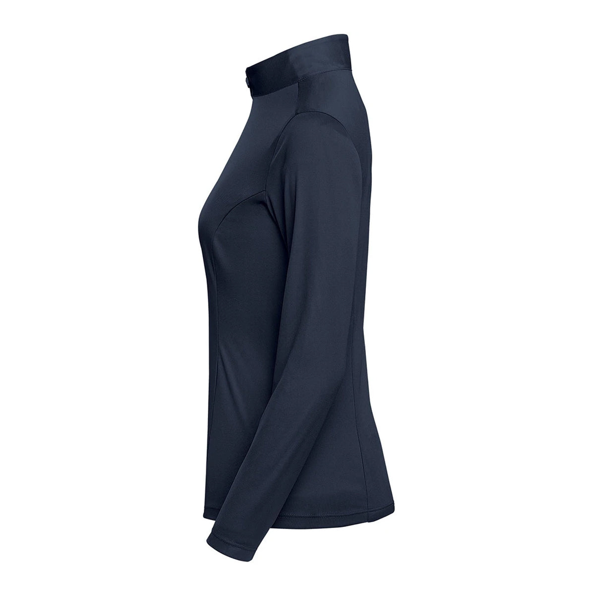 Navy - Side - Stormtech Womens-Ladies Monterey Quarter Zip Jumper