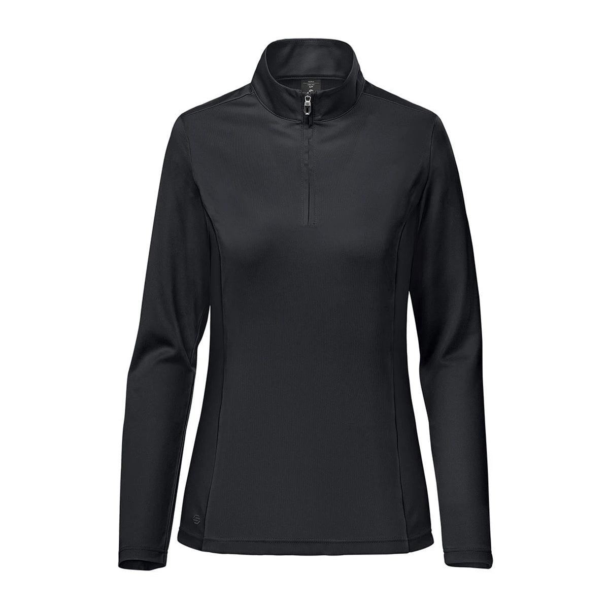 Black - Front - Stormtech Womens-Ladies Monterey Quarter Zip Jumper