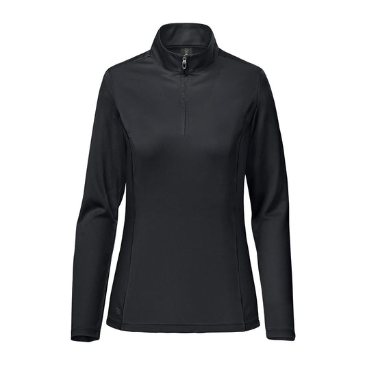 Black - Front - Stormtech Womens-Ladies Monterey Quarter Zip Jumper