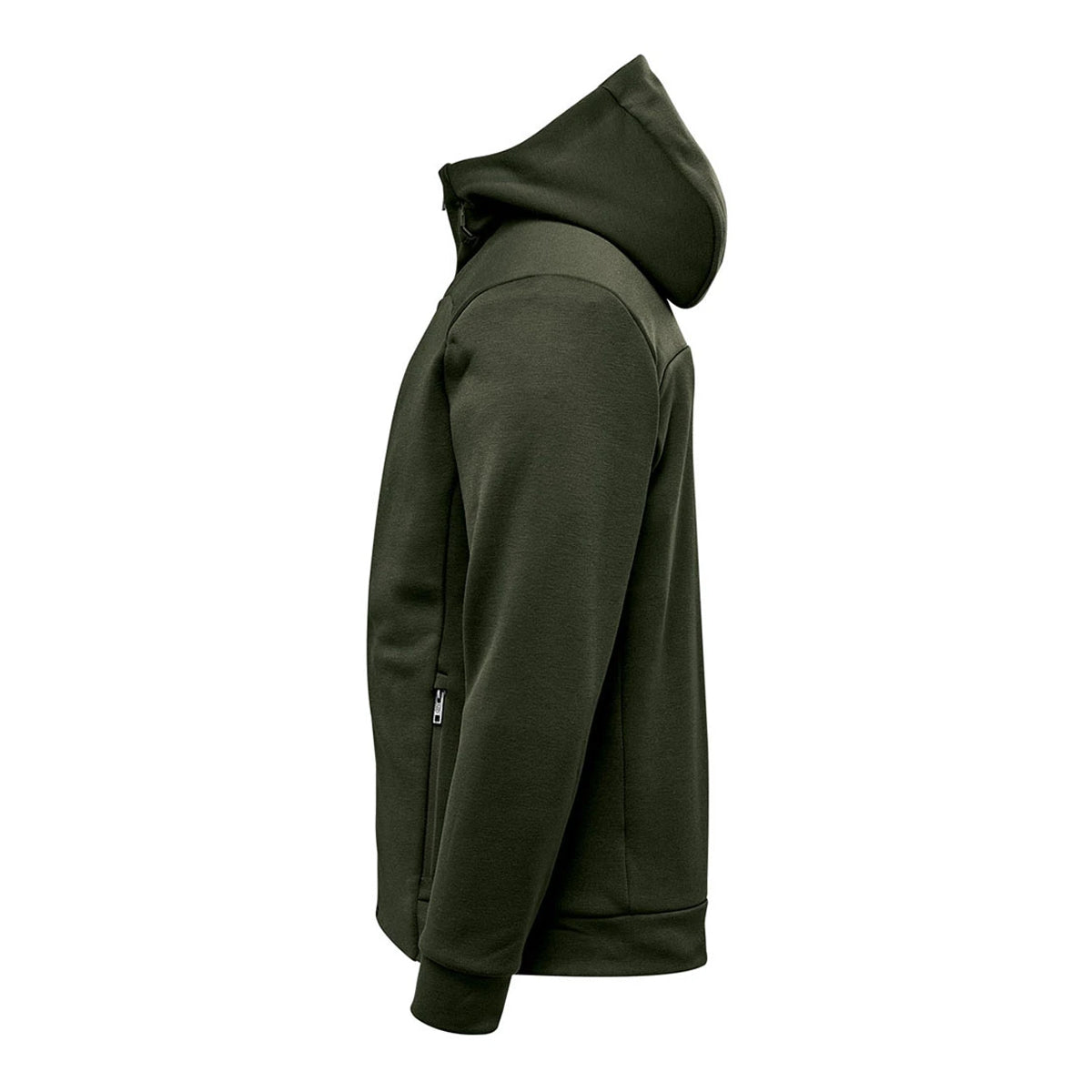 Cypress Green-Charcoal - Side - Stormtech Mens Performance Full Zip Hoodie