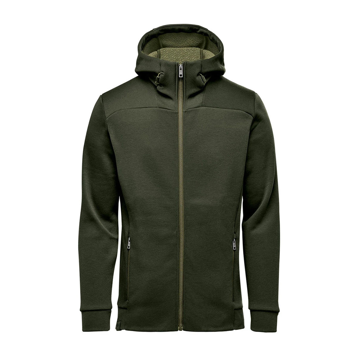 Cypress Green-Charcoal - Front - Stormtech Mens Performance Full Zip Hoodie