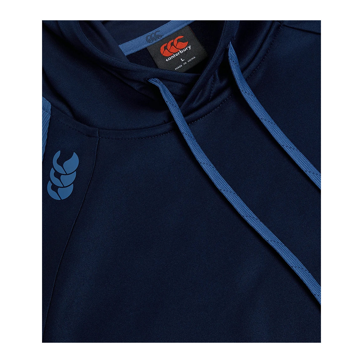 Navy - Side - Canterbury Unisex Adult Elite Training Hoodie