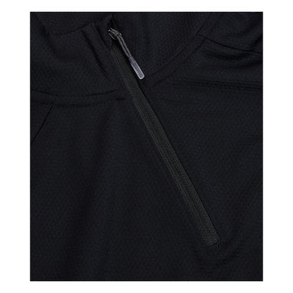 Black-Magnet Marl - Side - Canterbury Mens Elite Single Layer Quarter Zip Base Layer Top
