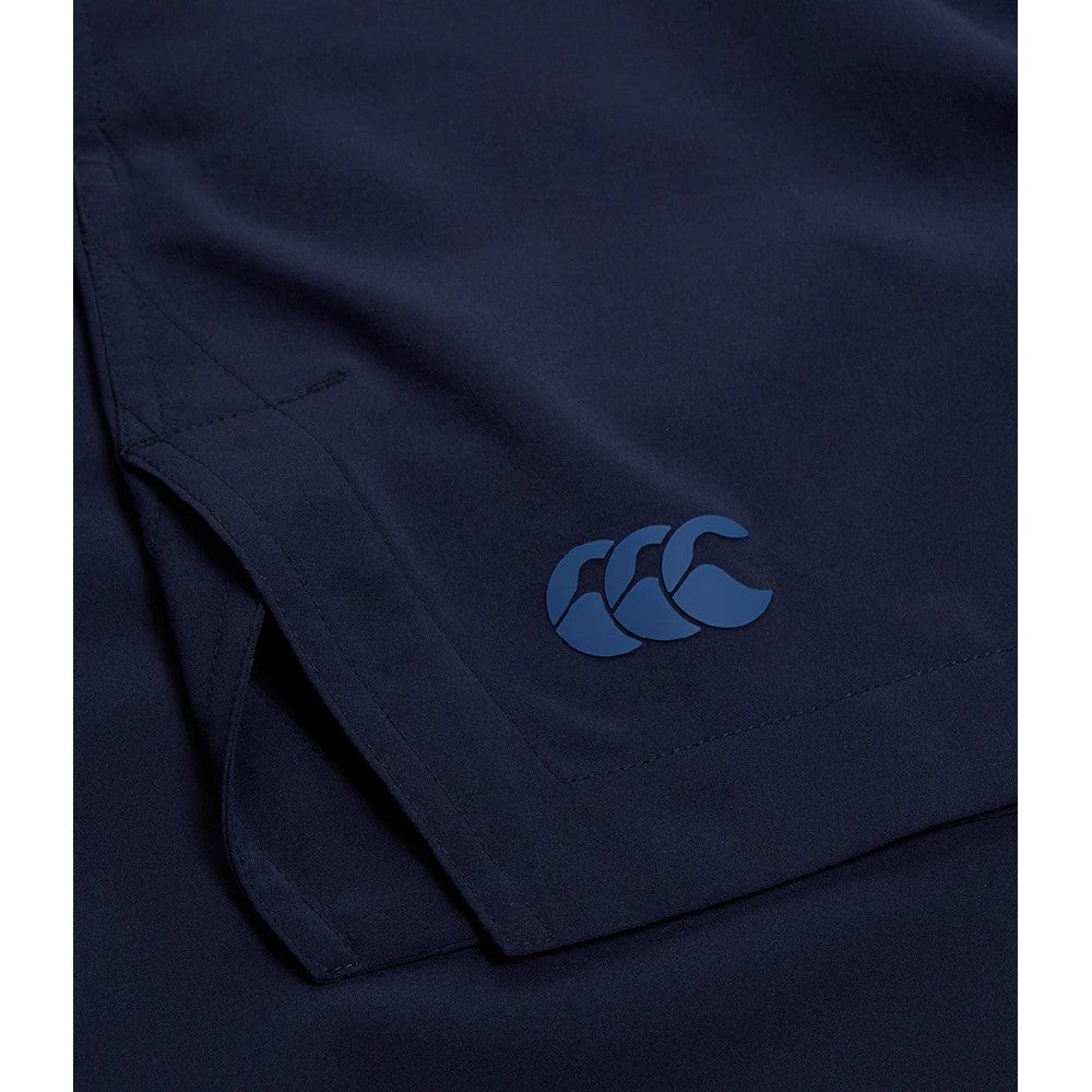 Navy - Side - Canterbury Womens-Ladies Elite Woven Shorts
