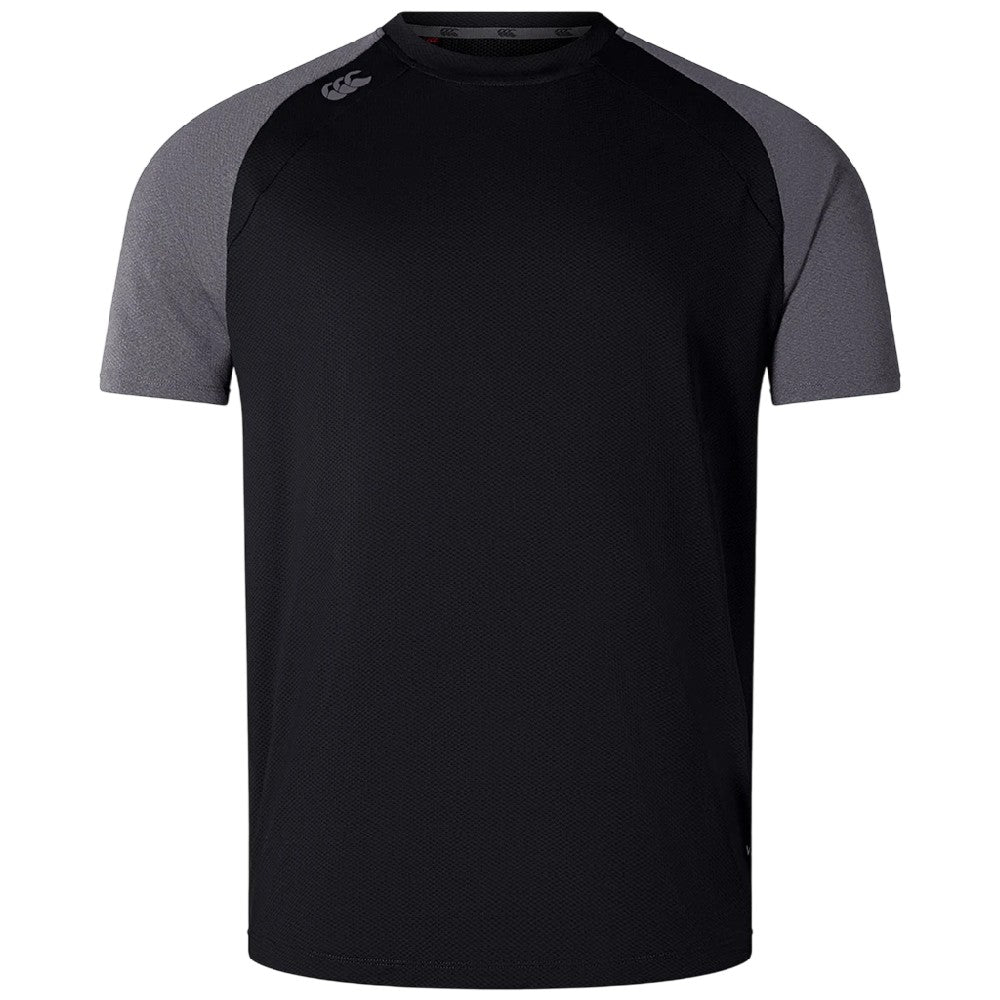 Black-Magnet Marl - Front - Canterbury Mens Elite Training T-Shirt