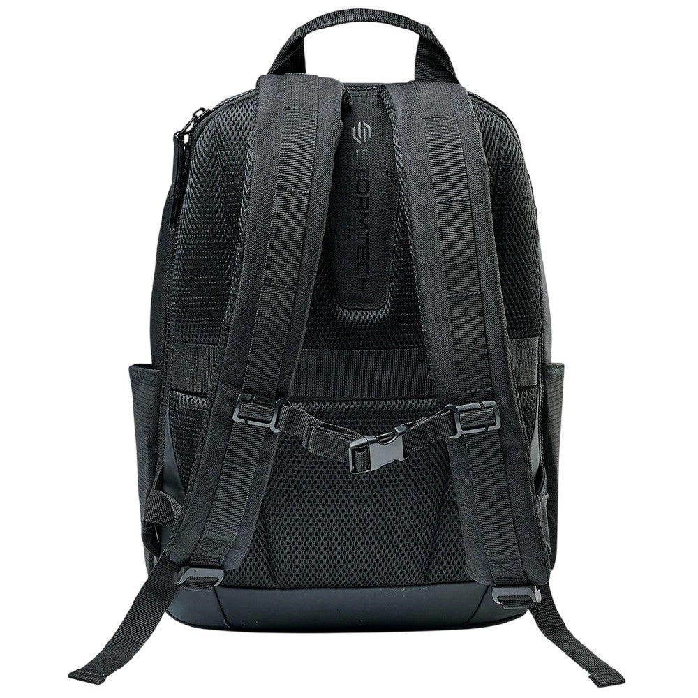 Black - Back - Stormtech Computer 18L Backpack