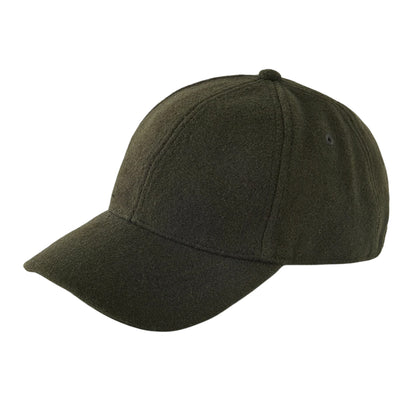 Dark Olive - Back - Beechfield 6 Panel Wool Blend Cap