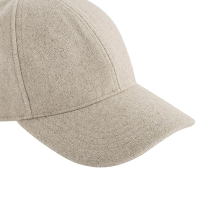 Stone - Side - Beechfield 6 Panel Wool Blend Cap