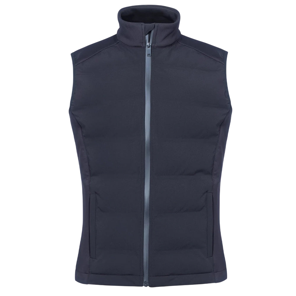 Navy - Front - Brook Taverner Mens Maxwell Hybrid Gilet