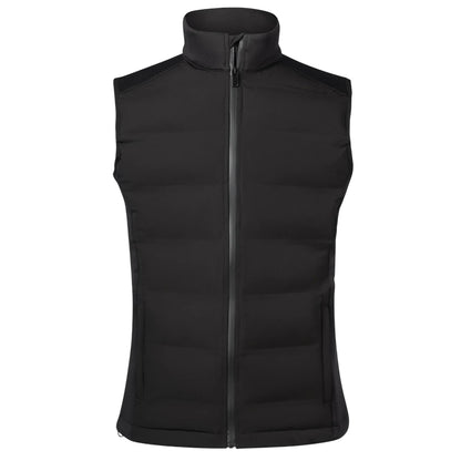 Black - Front - Brook Taverner Mens Maxwell Hybrid Gilet