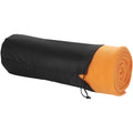 Orange - Front - Bullet Huggy Blanket And Pouch