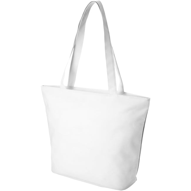 White - Front - Bullet Panama Beach Tote