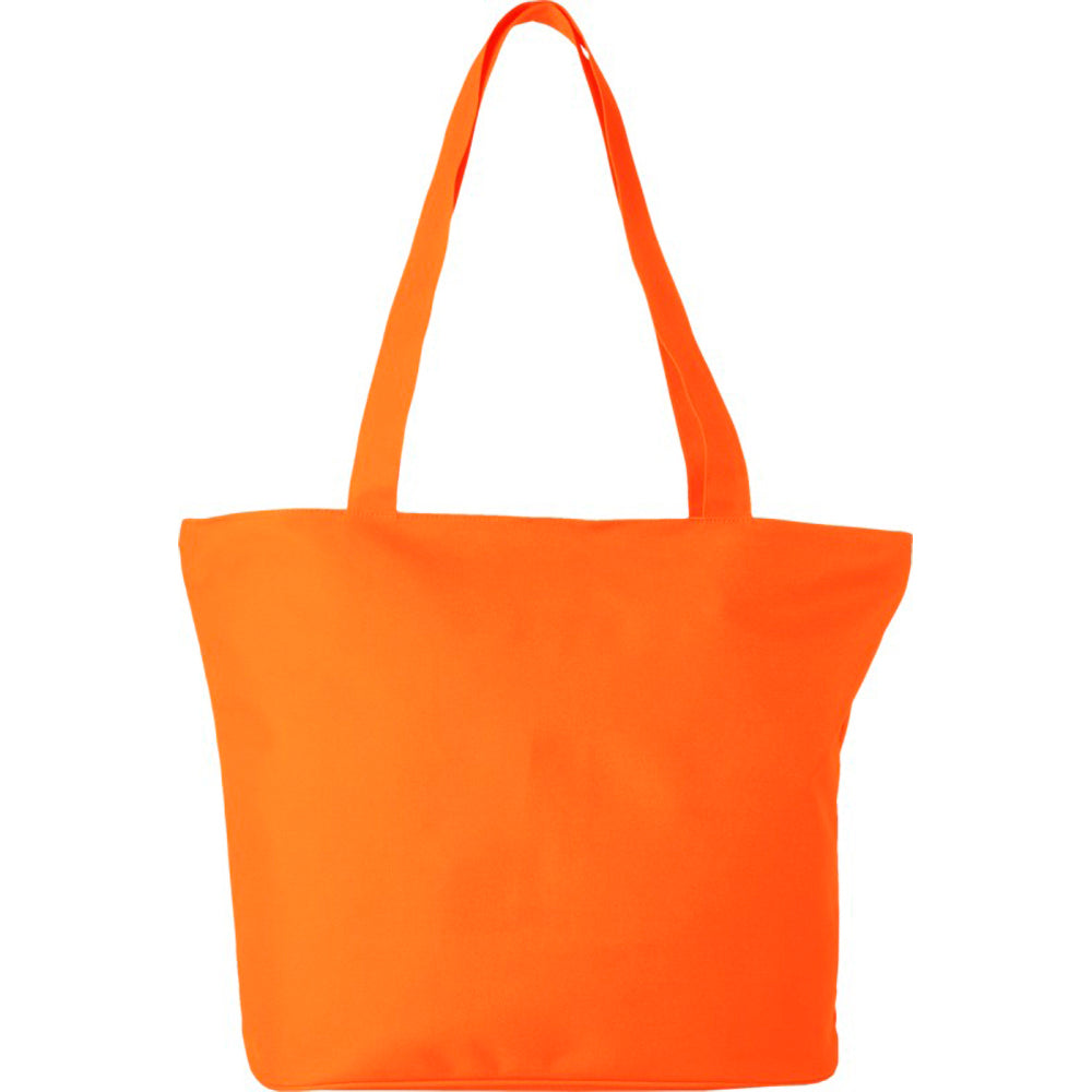Orange - Back - Bullet Panama Beach Tote