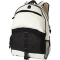 Solid Black-Off-white - Front - Bullet Utah Backpack