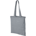 Grey - Front - Bullet Carolina Cotton Tote