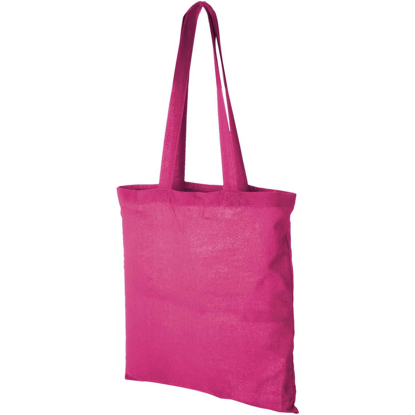 Magenta - Front - Bullet Carolina Cotton Tote