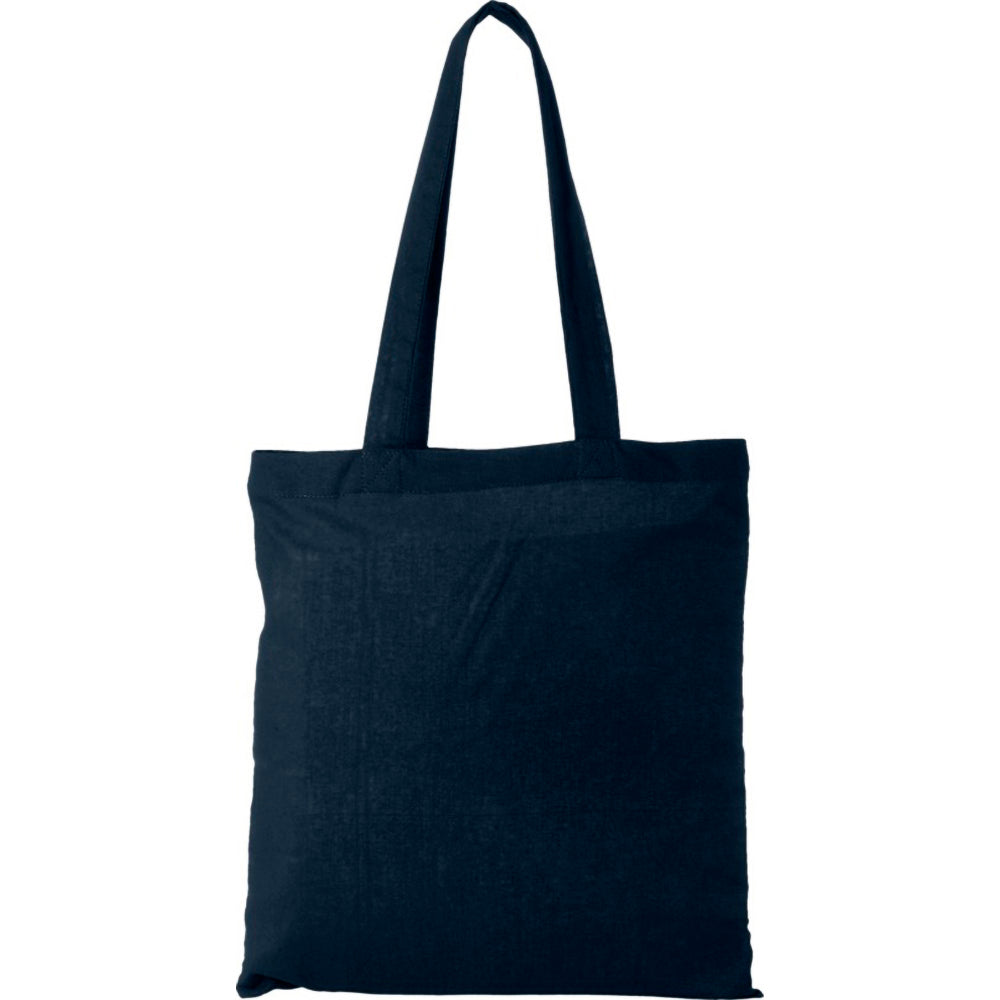 Navy - Back - Bullet Carolina Cotton Tote