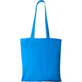 Aqua Blue - Back - Bullet Carolina Cotton Tote