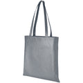 Grey - Front - Bullet Zeus Non Woven Convention Tote