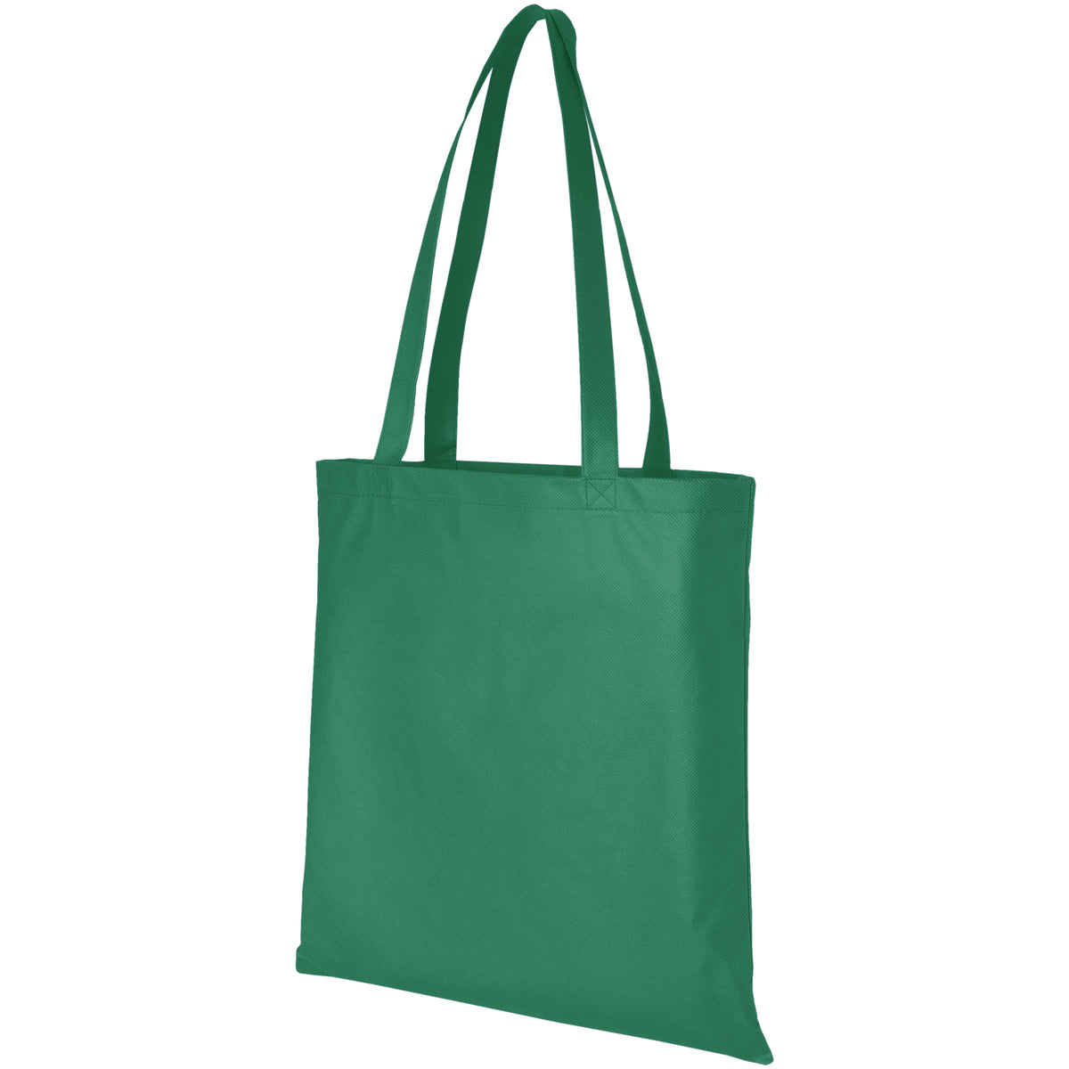 Green - Front - Bullet Zeus Non Woven Convention Tote