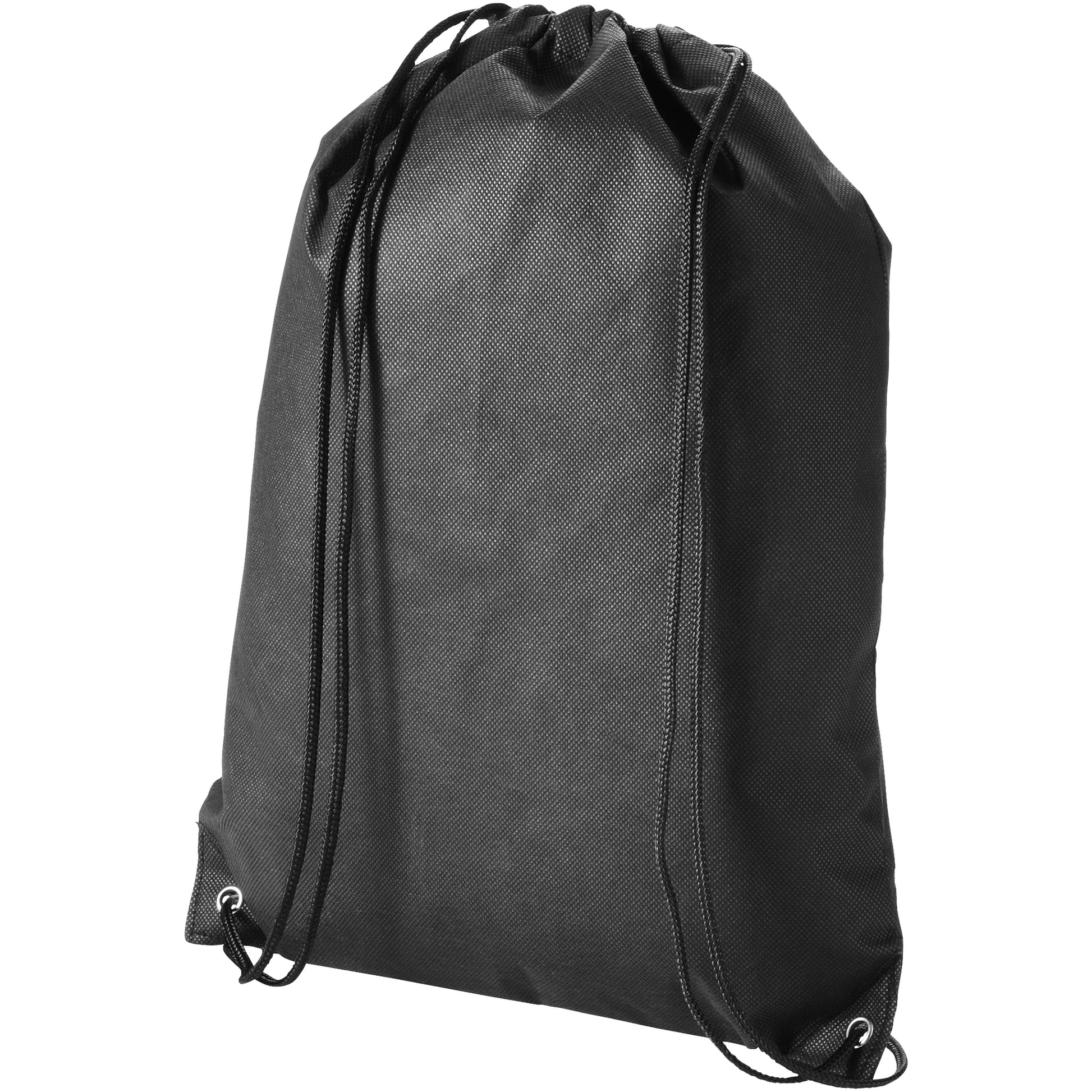 Solid Black - Back - Bullet Evergreen Non Woven Premium Rucksack