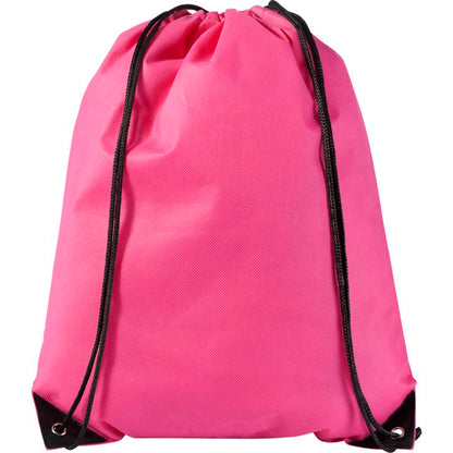 Solid Black - Side - Bullet Evergreen Non Woven Premium Rucksack