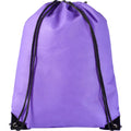 Purple - Front - Bullet Evergreen Non Woven Premium Rucksack