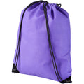 Purple - Back - Bullet Evergreen Non Woven Premium Rucksack
