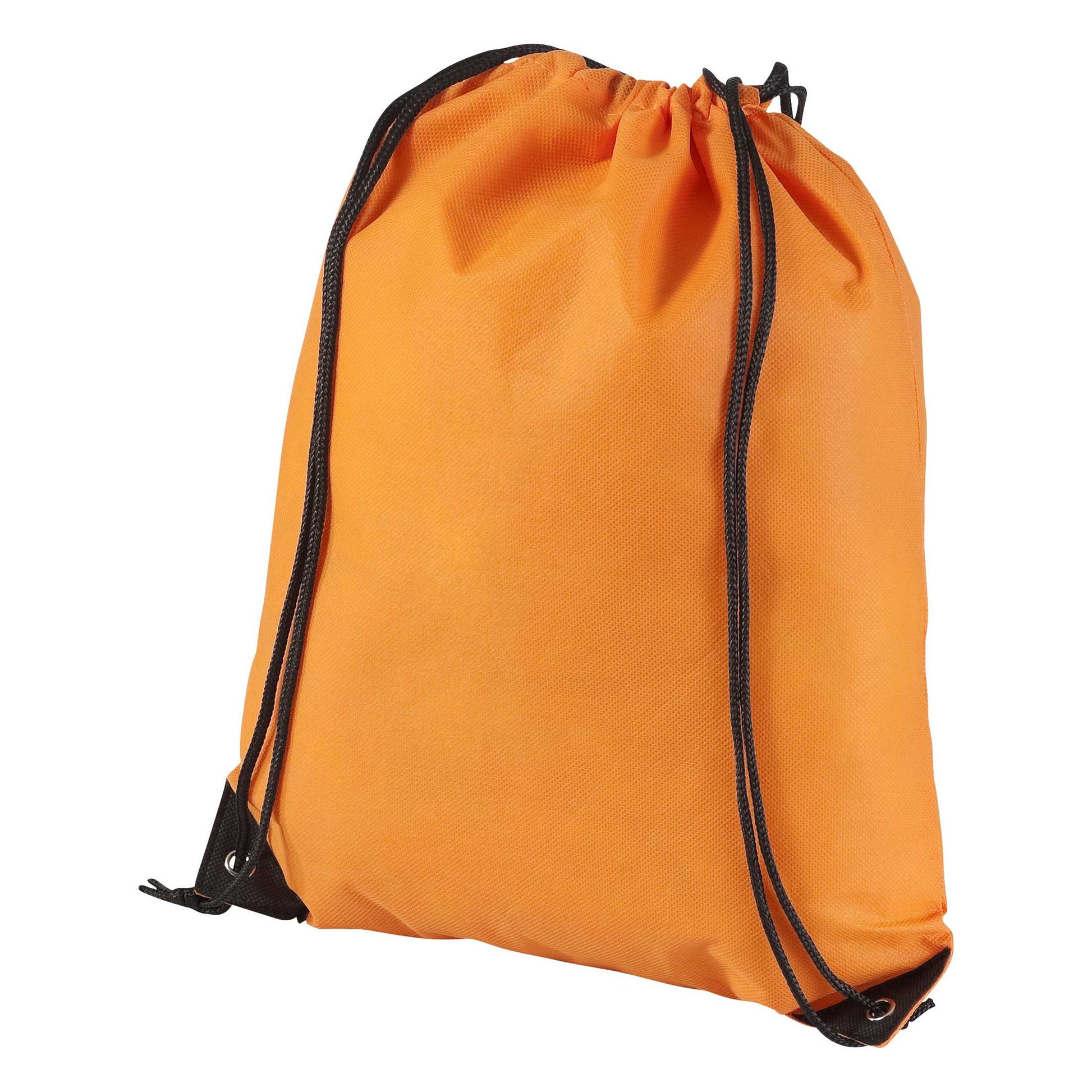 Orange - Front - Bullet Evergreen Non Woven Premium Rucksack