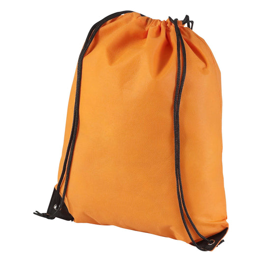 Orange - Front - Bullet Evergreen Non Woven Premium Rucksack