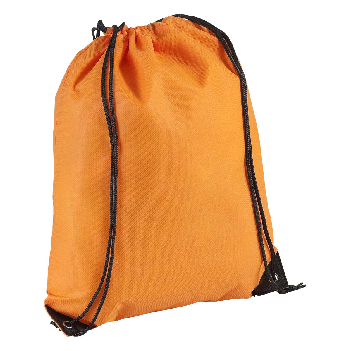 Orange - Back - Bullet Evergreen Non Woven Premium Rucksack