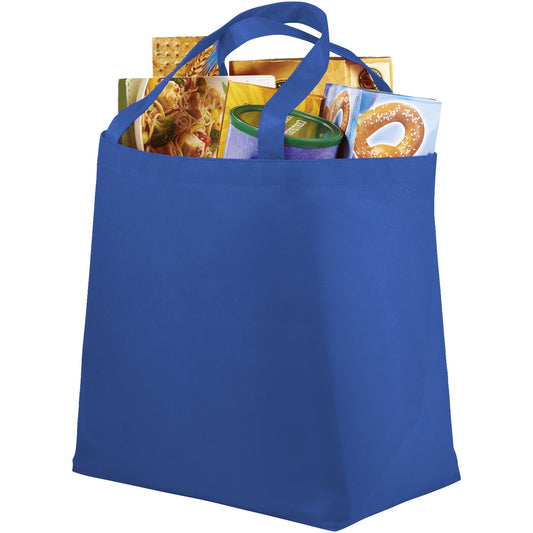 Blue - Front - Bullet Maryville Non Woven Shopper