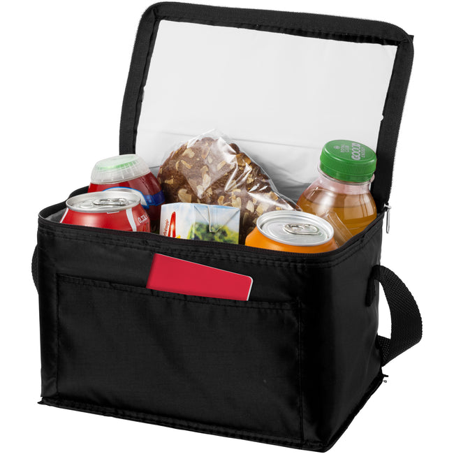 Solid Black - Back - Bullet Kumla Lunch Cooler Bag