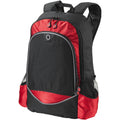 Solid Black-Red - Side - Bullet Benton 15in Laptop Backpack