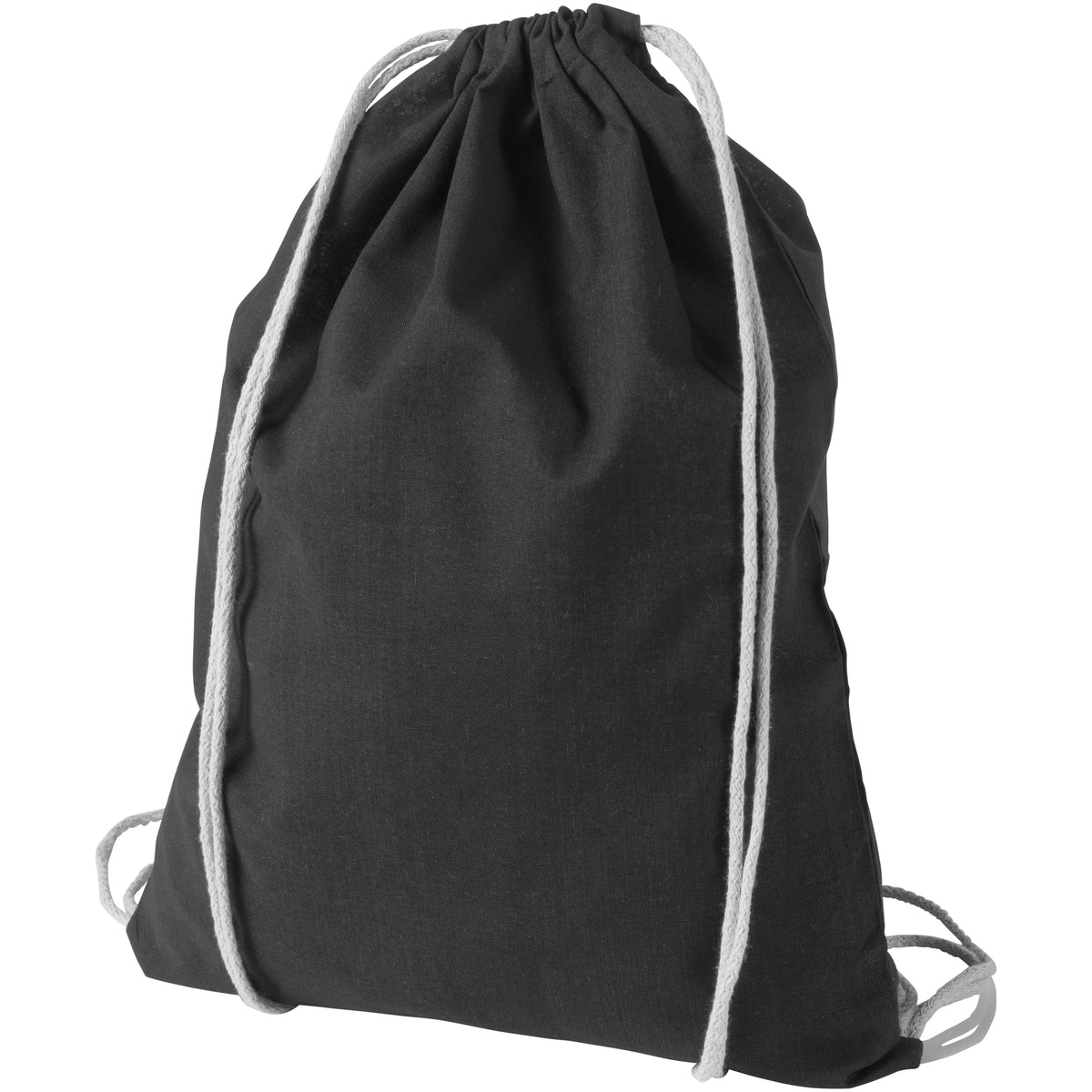 Solid Black - Back - Bullet Oregon Cotton Premium Rucksack