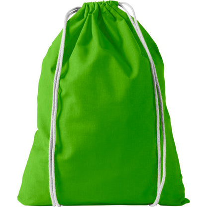 Lime - Front - Bullet Oregon Cotton Premium Rucksack