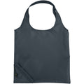Grey - Front - Bullet Bungalow Foldable Polyester Tote