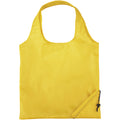 Yellow - Front - Bullet Bungalow Foldable Polyester Tote