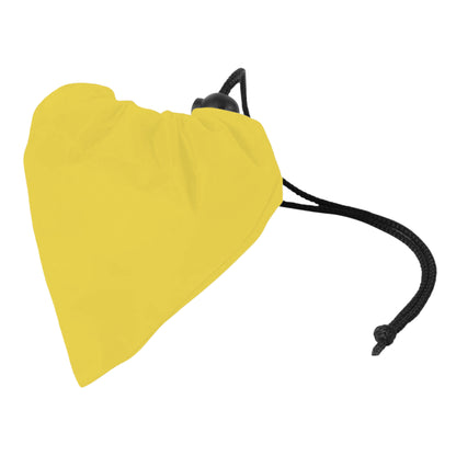 Yellow - Back - Bullet Bungalow Foldable Polyester Tote